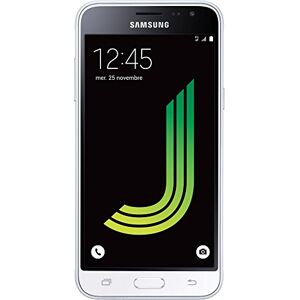 Samsung Galaxy J3 Smartphone débloqué 4G (Ecran: 5 Pouces 8 Go Micro SIM Android Lollipop 5.1) Blanc - Publicité