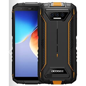 DOOGEE Android 12 Téléphone Portable Incassable S41 Pro, Octa Core 4Go+32Go (1To Extensible), Batterie 6300mAh, Triple Caméra 13MP, IP68 Etanche Antichoc Smartphone Dual SIM, 5.5'' HD+ GPS NFC Orange - Publicité