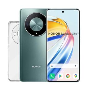 Honor Magic6 Lite + Coque PC Case, Smartphone 5G, 8 Go + 256 Go, écran 120 Hz Anti-Chute 6,78 Pouces, Triple Appareil Photo arrière 108 MP, Batterie de 5300 mAh, Double SIM, Android 13, Vert émeraude - Publicité