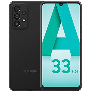 Samsung Galaxy A33, Téléphone mobile 5G 128Go Noir, Carte SIM non incluse, smartphone Android, Version FR - Publicité