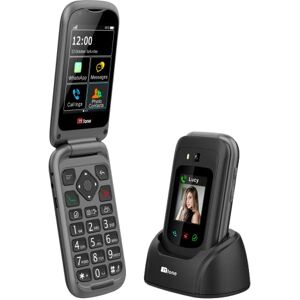 TTfone TT970 Whatsapp 4G Écran Tactile pour Sénior Touches Grande Taille Téléphone Portable à Clapet avec Appareil Photo 8MP et Compatible avec Appareils Auditifs et Bouton d’Appel d’Urgence - Publicité