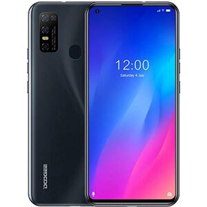 DOOGEE Téléphone Portable Débloqué  N30 (4 Go RAM+128 Go ROM), Smartphone Android 10, Écran Perforé HD+ 6,55 Pouces, Double Carte SIM+Carte SD Dédiée 256 Go, Batterie 4500mAh, Caméra AI 16MP Noir - Publicité