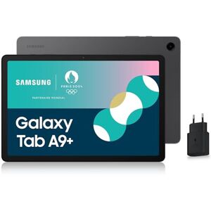 Samsung Galaxy Tab A9+ Tablette Android, 128 Go de Stockage, Grand écran de 11", Wifi, Son 3D, Anthracite, avec Chargeur secteur rapide 25W inclus (version FR) - Publicité