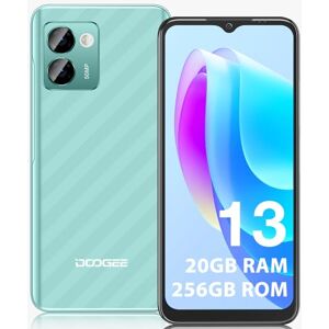 DOOGEE N50 Pro Telephone Portable, 20GB RAM+256GB ROM/TF 1TB, Caméra AI 50MP, Android 13, 6.52'' HD+, Batterie 4200mAh 18W, Widevine L1 Smartphone Pas Cher, 4G OTG/GPS/Face ID - Publicité