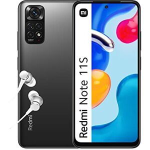 Xiaomi Redmi Note 11S Smartphone 6+64GB, Écran 6.43” 90Hz FHD+ Amoled Dotdisplay, MediaTek Helio G96, Caméra 108MP Pro, 5000mAh, Gris Graphite - Publicité