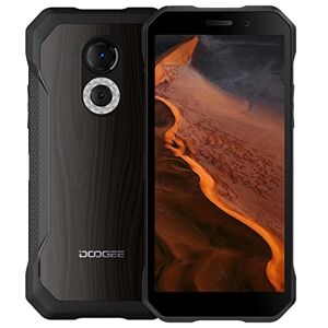 DOOGEE Android 12 Téléphone Portable Incassable S61 Pro, Helio G35 2,3GHz 6Go+128Go, Caméra Vision Nocturne 48MP, IP68 Smartphone débloqué Étanche, Écran HD+ 6,0'', Dual SIM, NFC Grain de Bois - Publicité
