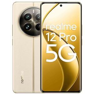 realme Smartphone 12 Pro 5G 8 + 256GB, Appareil Photo Portrait avec téléobjectif, Sony IMX882 OIS, Chipset Snapdragon® 6 Gen 1 5G, Écran à Vision incurvée de 120 Hz, Navigator Beige - Publicité