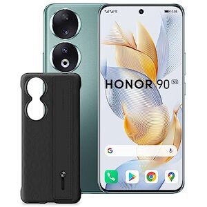 Honor 90 Telephone Portable + Coque, 200MP Triple Caméra, 6,7” Écran Incurvé AMOLED 120Hz, Smartphone 5G 12 Go+512 Go, Batterie 5000mAh, Supercharge 66 W, Double SIM, Android 13, Vert - Publicité