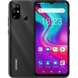 DOOGEE 4G Téléphone Portable Débloqué Android 11 X96, Octa Core 2Go+32Go, Batterie 5400mAh, Caméra Trois 8MP, Écran Waterdrop 6,52 '', Smartphone Dual SIM+SD (3 Slot), Empreinte Digitale GPS Noir - Publicité