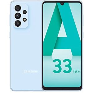 Samsung Galaxy A33, Téléphone mobile 5G 128Go Bleu, Carte SIM non incluse, smartphone Android, Version FR - Publicité