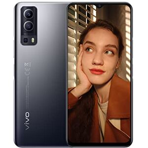 VIVO Y52 5G Smartphone Écran Incell de 6,58 Pouces FHD+ 2408 × 1080 (FHD+) 4 Go RAM + 128 Go ROM Double Sim Batterie 5 000 mAh Android 11 Capteur arrière 48 Mpx (Graphite Black) - Publicité