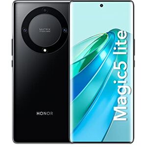 Honor Magic5 Lite 5G Smartphone 8 Go + 256 Go, Écran Incurvé AMOLED 6,67" 120 Hz Display, Triple Caméra Arrière 64 MP, 5100 mAh, Double SIM Noir - Publicité