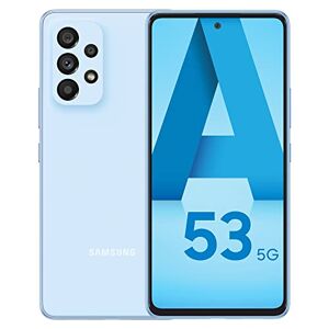 Samsung Galaxy A53 5G, Téléphone Mobile 128 GO Bleu, Smartphone Android, Carte SIM Non Incluse, Version FR - Publicité