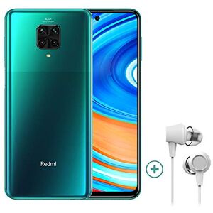 Xiaomi Redmi Note 9 Pro Smartphone + Kopfhörer (16,94cm (6,67") FHD+ Display, 128GB interner Speicher, 6GB RAM, 64MP Quad-Rückkamera, 16MP Frontkamera, Dual-SIM, Android 10) Grün - Publicité