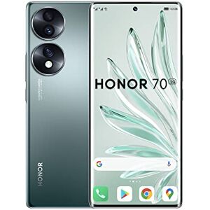 Honor Smartphone 70, téléphone Portable 5G, débloqué sans SIM, 8 + 256 Go, Triple caméra arrière 54 MP, écran incurvé OLED 120 Hz de 6,67 Pouces, Android 12, 4800 mAh Vert émeraude - Publicité