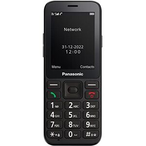 Panasonic Téléphone Portable KX-TU250EXB 4G Essentials, Bouton d'appel d'urgence SOS, Fonction Mains Libres, Grand écran - Publicité