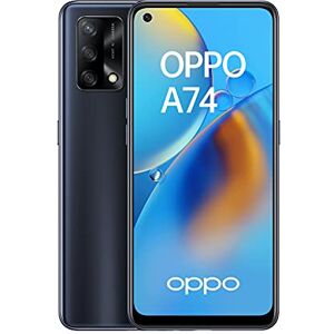 Oppo A74 4G Smartphone Débloqué, 6 Go RAM + 128 Go Extensible, Écran AMOLED FHD+ 6,43”, Snapdragon 662, Caméra Triple Capteur Photo 48 MP, Charge Rapide 33W, Batterie 5000 mAh, Noir [version FR] - Publicité