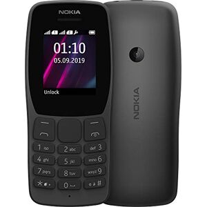 Nokia 110 Téléphone portable débloqué (Ecran 1,77 pouces 4Mo stockage Double mini SIM) Noir - Publicité