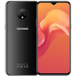 DOOGEE 4G Smartphone X95, 3Go+16Go(Extension 256Go), 6.52’’ HD+ Waterdrop, Batterie 4350mAh 10W Charge Rapide, 13MP Tripler Caméra, Android 10 Telephone Debloqué, GPS, Reconnaissance de Visage Noir - Publicité