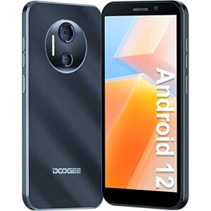 DOOGEE Telephone Portable, X97 Android 12, 16Go ROM/SD 256 Go, 6.0’’HD+Écran, Batterie 4200mAh, Double Caméra 8MP Smartphone Pas Cher, Double SIM, 3 Slots/Face ID/OTG Noir - Publicité