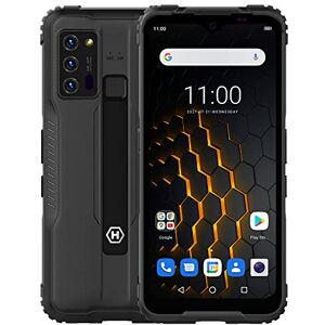 Hammer H HAMMER Blade 5G, Smartphone durci, eSIM, Écran FHD + FHD + IPS 6,3", 6g de RAM, 128 Go de mémoire interne, Appareil photo 48MP, IP69, 5000 mAh, Chargement rapide, Lecteur d'empreintes digitales, USB-C - Publicité