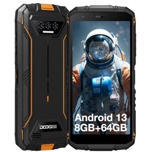 DOOGEE S41T Téléphone Portable Incassable,Smartphone Incassable Android 13，8Go+64Go（1TO）,5.5” IPS HD Smartphone Pas Cher，6300mAh Batterie,13MP Caméra，Smartphone 4G Dual SIM/NFC/Face Unlock/OTG/GPS - Publicité