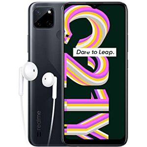 realme C21Y Smartphone Debloqué et Batterie Massive de 5000 mAh, Plein écran Mini-Drop de 6,5 Pouces, Appareil Photo Triple IA de 13MP, Processeur UNISOC T610, Dual Sim, 3+32GB, Cross Black HP02889 - Publicité