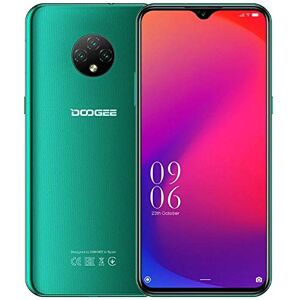 DOOGEE 4G Smartphone Debloqué  X95 Pro (4Go+32Go), Android 10 Telephone Portable, Ecran 6.52’’ HD + Waterdrop, Batterie 4350mAh Charge Rapide, 13MP Triple caméra, GPS Reconnaissance de Visage Vert - Publicité