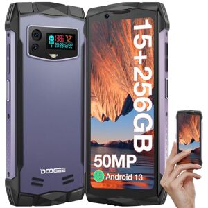 DOOGEE Smini Telephone Portable Incassable, Helio G99 15GB+256GB/TF 2TB, 50MP Double Caméra AI+ 4.5" QHD Petit Smartphone Incassable, OTG/GPS/NFC/Face ID/Empreinte Digitale/IP68/ IP69K - Publicité