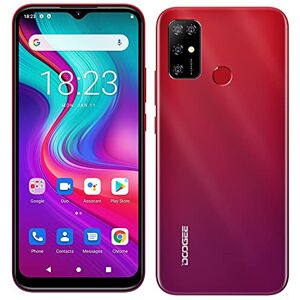 DOOGEE Smartphone Débloqué Android 11  X96 Pro, Octa Core 4Go + 64Go, Batterie 5400mAh, Caméra Quad 13MP, Écran Waterdrop 6,52 '', Téléphone Portable Dual SIM + SD (3 Slot), Empreinte Digitale Rouge - Publicité