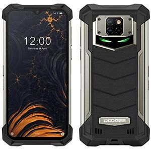 DOOGEE Smartphone Incassable  S88 Pro 10000mAh Batterie, Octa-Core 6 Go + 128 Go Android 10, Caméra Quad 21MP, 6,3 ”FHD + Corning Gorilla Glass, Charge sans Fil, Téléphone Portable IP68 NFC GPS Noir - Publicité