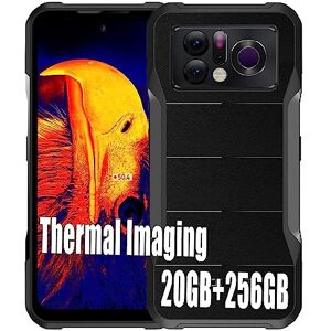 DOOGEE V20 Pro 5G Smartphones (2023), Thermique 64MP + 24W + 16MP, Téléphone Portable Débloqués 20GB + 256GB, Batterie 6000mAh, 6,43 2K AMOLED, Android 12 IP68, NFC, Charge Rapide 33W Noir - Publicité