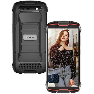 CUBOT King Kong Mini 2 Pro Téléphone Portable 4Go RAM 64Go ROM 4.0″ Écran Android Smartphone Incassable 13MP Caméras 3000mAh 4G Dual SIM/Octa Core/Face ID/BT (Noir + Rouge) - Publicité