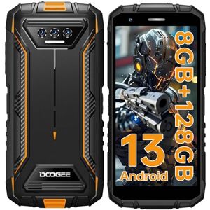 DOOGEE S41 Plus Telephone Incassable 2024-8GB RAM+128GB ROM, Android 13 Smartphone Incassable, 6300mAh Batterie, 5.5" HD+ Ecran, 13MP Caméra, IP68 Smartphone Débloqué Dual SIM 4G/NFC/OTG/GPS - Publicité