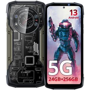 CUBOT Kingkong Star Telephone Portable Incassable 5G(2024), Android 13 24Go+256Go/1To Double Écran, 10600mAh Smartphone Incassable, 6.78" FHD+, 100MP+24MP Vision Nocturne, 5G Dual SIM/IP68/NFC/3 Slots - Publicité