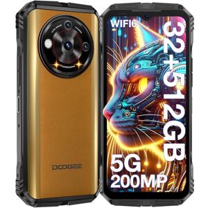 DOOGEE V30 Pro 5G Telephone Portable Incassable [2024], 32GB+512GB, 6.58'' FHD+120Hz, Android 13 Téléphone incassable, 10800mAh 33W, 200MP+24MP Smartphone Incassable, IP69K/IP68/Dual SIM/NFC/WiFi6 - Publicité