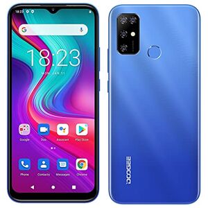 DOOGEE Smartphone Débloqué Android 11  X96 Pro, Octa Core 4Go + 64Go, Batterie 5400mAh, Caméra Quad 13MP, Écran Waterdrop 6,52 '', Téléphone Portable Dual SIM + SD (3 Slot), Empreinte Digitale Bleu - Publicité