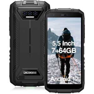 DOOGEE S41PRO Téléphone Portable Incassable, Smartphone Incassable 7Go+64Go(1To), 6300mAh Batterie,13MP Caméra, Smartphone Antichoc Écran 5.5 Pouces, 4G Dual SIM/NFC, Noir - Publicité