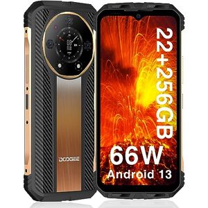 DOOGEE S110 [2024] Telephone Portable Incassable, 22GB+256GB (TF 2TB), 6,58" FHD+ 120Hz, Android 13 Smartphone Incassable, 10800mAh Batterie 66W, 50MP Caméra, Helio G99, OTG/GPS/NFC/ IP68/ IP69K - Publicité