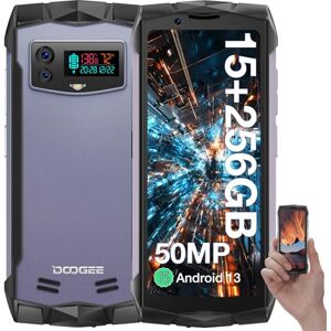 DOOGEE Smini Telephone Portable Incassable,4.5''QHD Petit Smartphone Incassable,MTK Helio G99, 15GB+256GB(TF 2TB) Téléphone Android 13,50MP Double Caméra AI,NFC/Face ID/OTG/Empreinte Digitale - Publicité