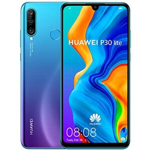 Huawei P30 Lite (128 Go, 4 Go de RAM) 6,15" écran, AI Caméra Triple, Dual SIM GSM Mondial Usine déverrouillé MAR-LX3A Version Internationale (Bleu Paon) - Publicité