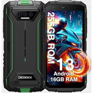 DOOGEE S41 Max Smartphone Incassable 2024, 16GB+256GB(TF 1TB), 6300mAh, Android 13, 5.5" HD+, 13MP+8MP, Double 4G SIM/NFC/OTG/GPS-Vert - Publicité