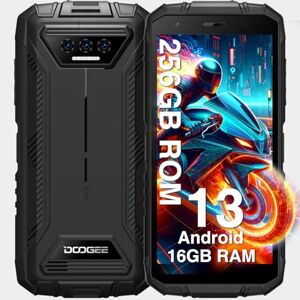 DOOGEE S41 Max Smartphone Incassable 2024, 16GB+256GB(TF 1TB), 6300mAh, Android 13, 5.5" HD+, 13MP+8MP, Double 4G SIM/NFC/OTG/GPS-Noir - Publicité