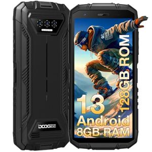 DOOGEE S41 Plus [2024] Telephone Portable Incassable, 8GB+128GB(TF 1TB) Android 13, 6300 mAh, Ecran IPS HD+ de 5,5'', 13MP+8MP, Octa-Core Smartphone Incassable, NFC/IP68/I69K/Dual SIM 4G - Publicité