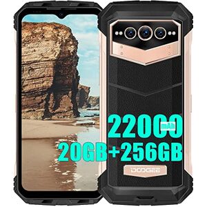 DOOGEE VMAX (2023), 20GB + 256GB, Batteria 22000mAh, Dimensity 1080 Octa Core, Rugged 5G Téléphones Portables Débloqués, 108MP (Infrarossi 20MP)+ 16MP + 32MP Smartphones, Android 12 6,58 pollici, Or - Publicité