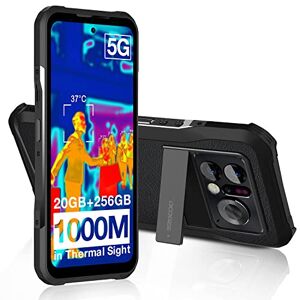DOOGEE V20 Pro [2023] 5G Telephone Portable Incassable 20GB+256GB, Caméra Thermique 64MP+Vision Nocturne 24MP, 6.43'' AMOLED FHD+, 6000mAh Android 12 Telephone incassable, IP68IP69K/NFC - Publicité