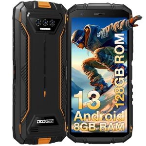 DOOGEE S41 Plus [2024] Telephone Portable Incassable, 8GB+128GB(TF 1TB) Android 13, 6300 mAh, Ecran IPS HD+ de 5,5'', 13 MP + 8 MP, Octa-Core Smartphone Incassable, NFC/IP68/I69K/Dual SIM 4G - Publicité