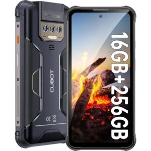 CUBOT Kingkong Power Telephone Portable Incassable, 10600mAh(33W), 16Go+256Go/1To, Smartphone Incassable Android 13, 48MP+20MP Nocturne Vision, Lampe Poche, 6.5" FHD+, IP68/IP69K Etanche Téléphone - Publicité