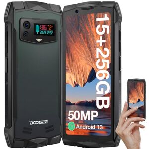 DOOGEE Smini Telephone Portable Incassable, Helio G99 15GB+256GB/TF 2TB, 50MP Double Caméra AI+ 4.5" QHD Petit Smartphone Incassable, OTG/GPS/NFC/Face ID/Empreinte Digitale/IP68/ IP69K - Publicité