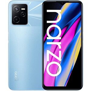 realme Narzo 50A Prime-4+64GB Smartphone Écran sans Bordures FHD+ de 16,7 cm (6,6’’), Triple Appareil Photo I.A. 50 MP, Batterie puissante de 5 000 mAh, Flash Blue, n'inclut Plus d'adapteur - Publicité